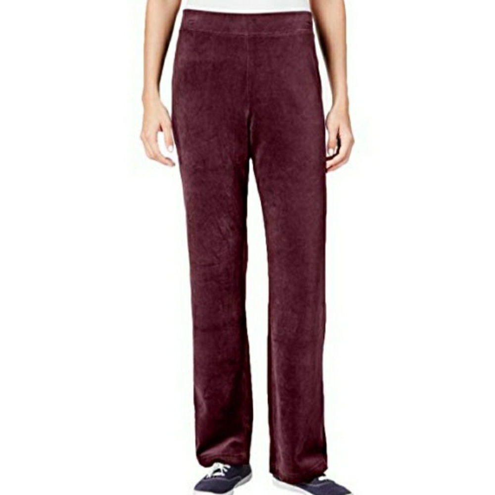Karen Scott Velour Lounge Pants Pet/Pet